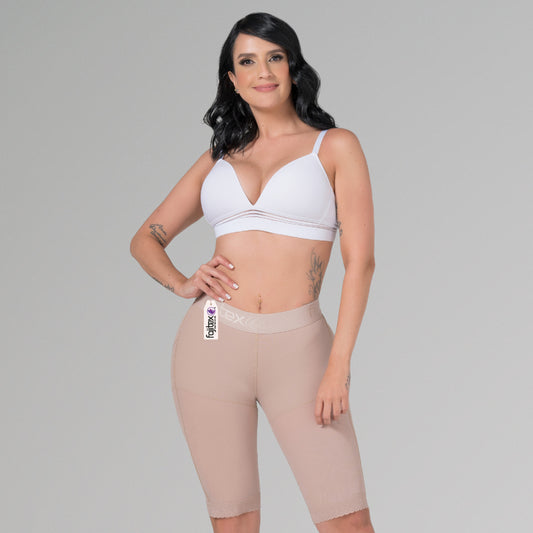 Capri a la cintura con levanta cola. Referencia 024550 Beis.