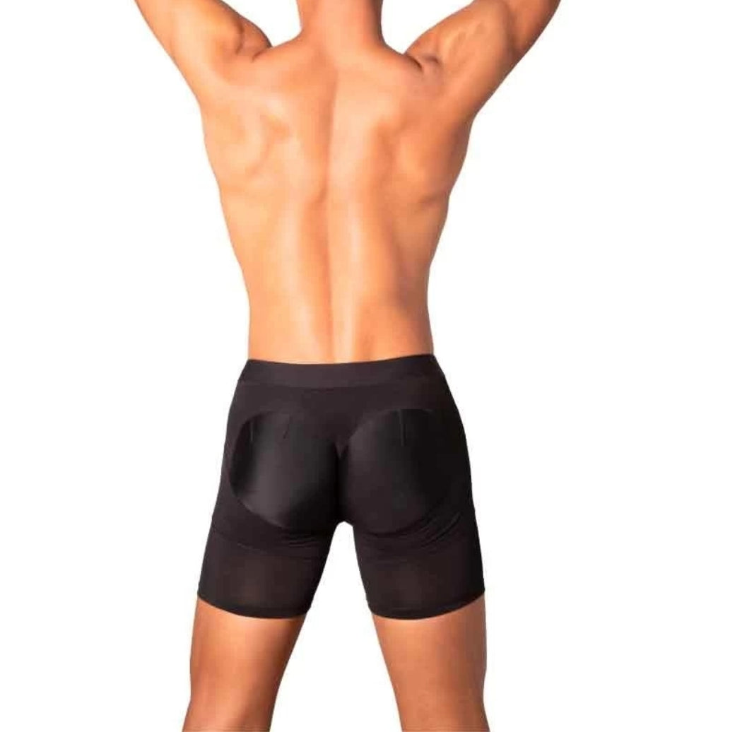 Bóxer masculino levanta cola. Referencia 036370 Negro.