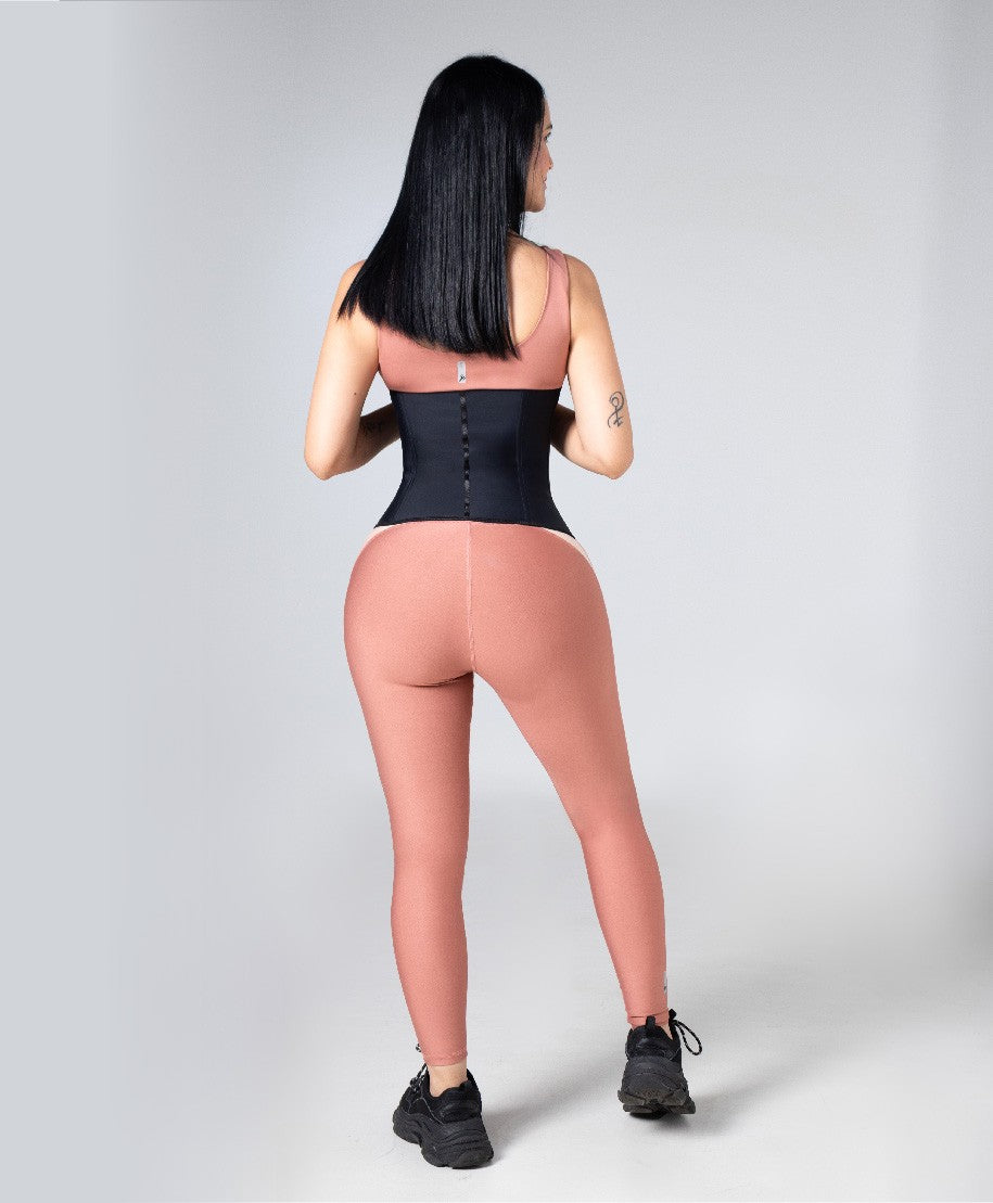 Faja cinturilla deportiva de látex. Referencia 291210 Negra.