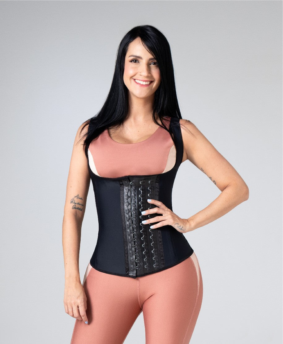 Faja cinturilla deportiva tipo chaleco. Referencia 292290 Negro.