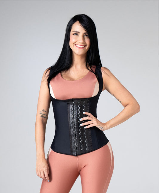 Faja cinturilla deportiva tipo chaleco. Referencia 292290 Negro.