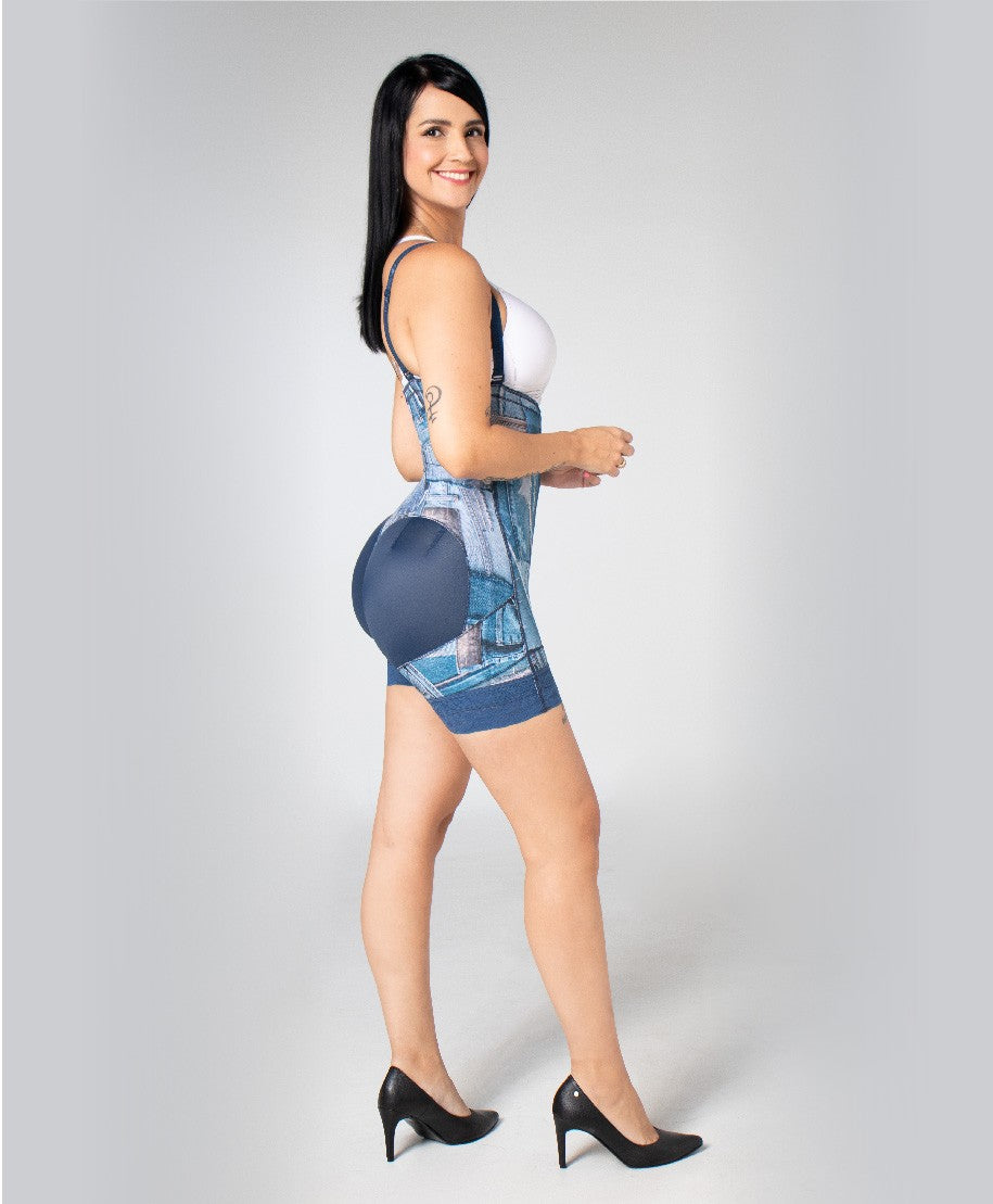 Faja levanta cola estraple extra corto. Referencia 071651 Vaquero.